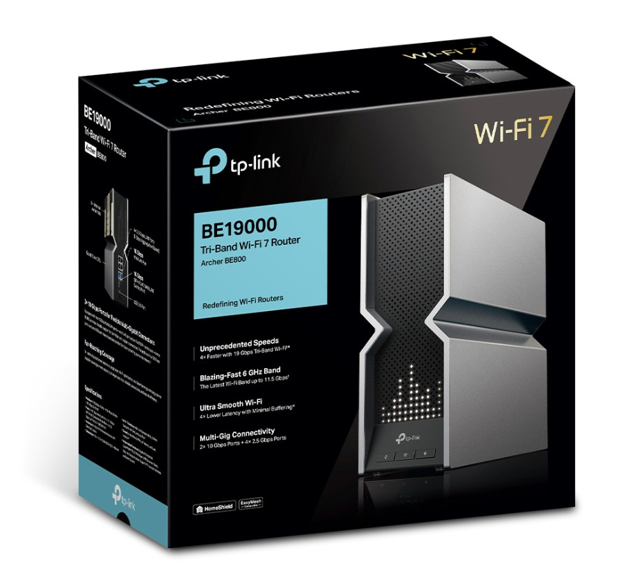 TP Link BE19000 Tri-Band WiFi 7 Router