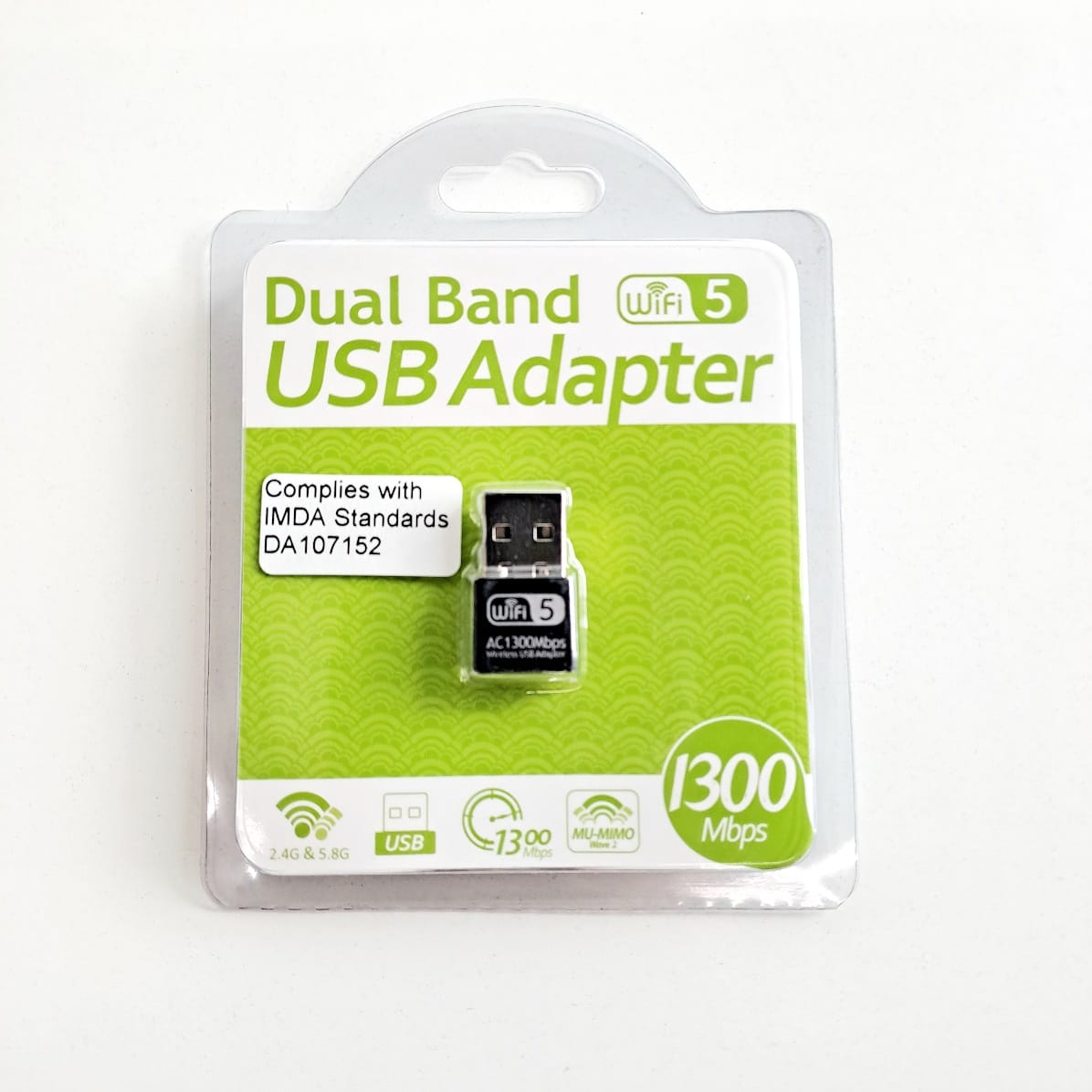 WiFi 5 Dual Band USB Adapter