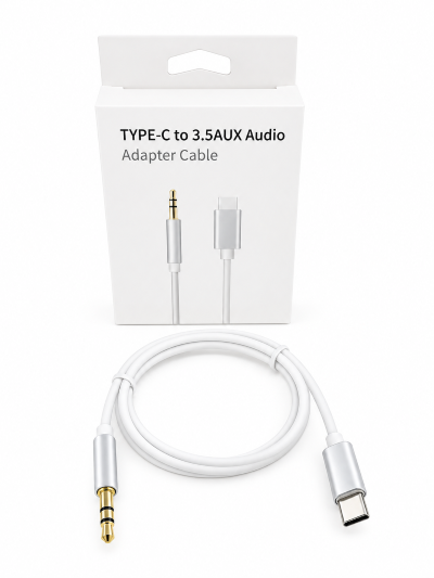 Type C to 3.5mm Plug Audio Cable 1m