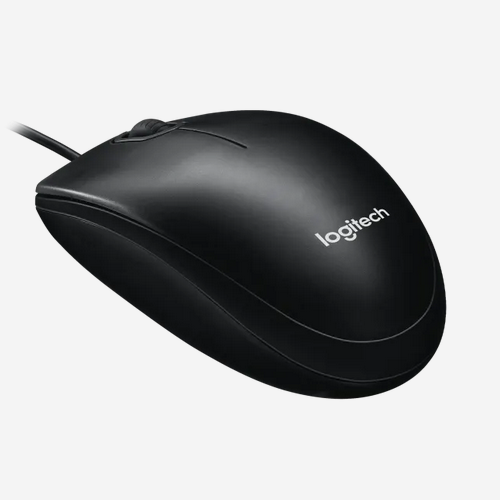Logitech M100R USB Wired Mouse Black