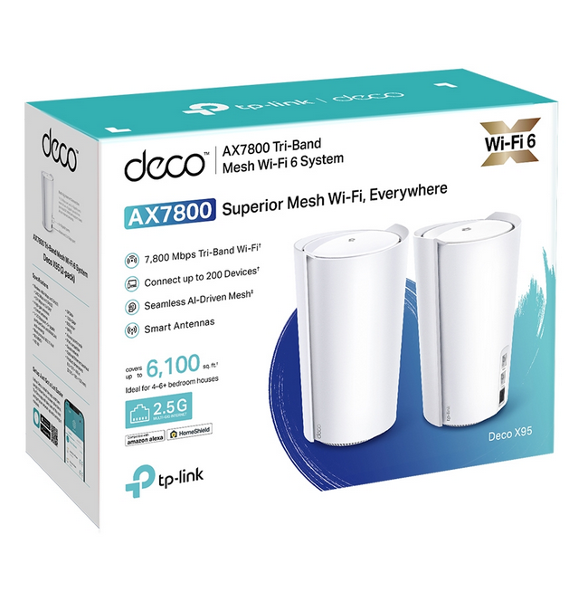 TP Link AX7800 Tri-Band Mesh WiFi 6 System