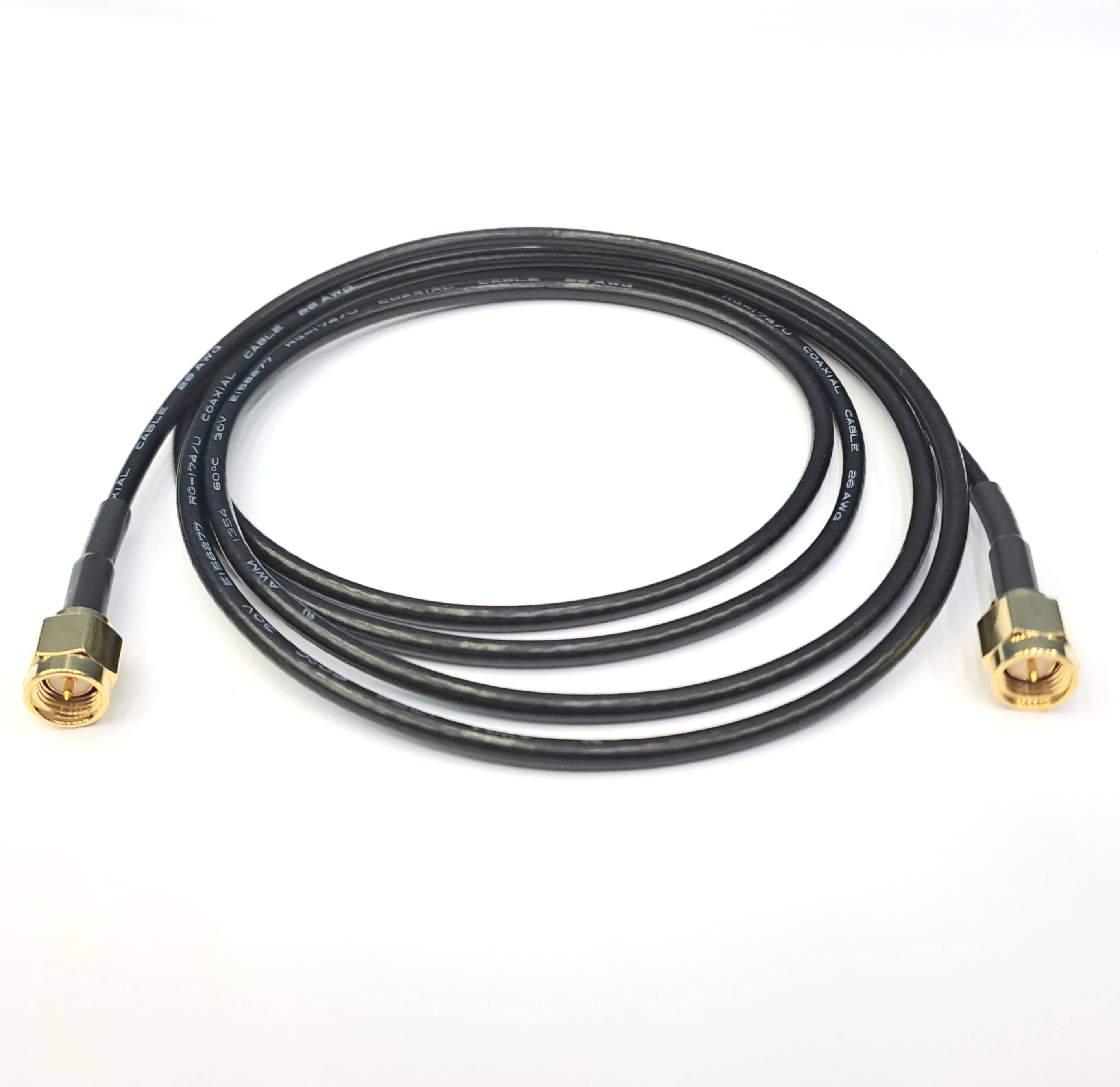 Assembly SMA Male to SMA Male RG174 Cable 1.2m