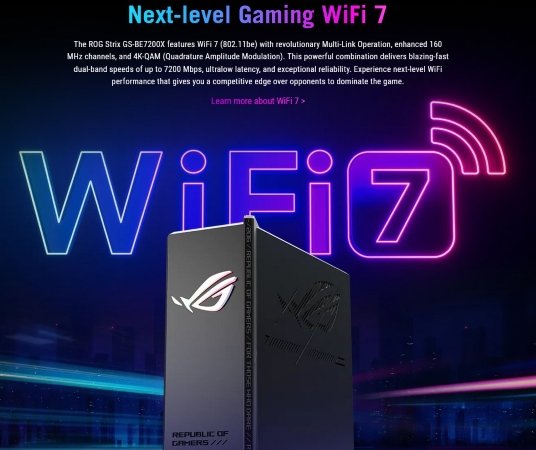 ASUS Dual-band WiFi 7 Gaming Router