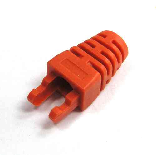 RJ45 Cable Boot Insert Type Orange