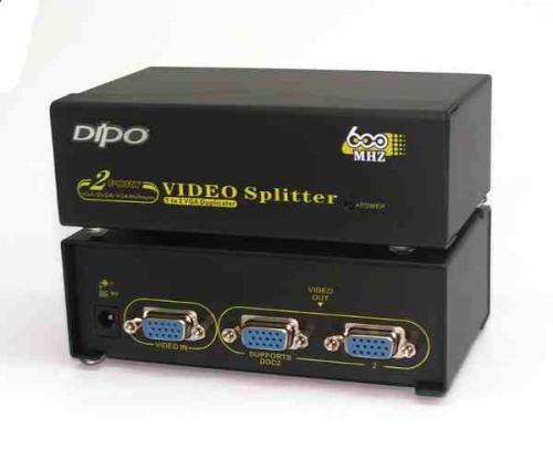 VGA Splitter 2 Port 600MHz