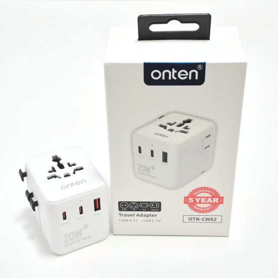 onten 20W GaN Universal Travel Adapter