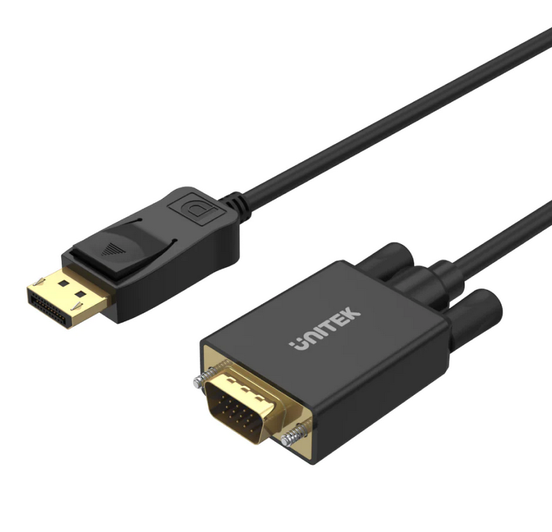 Unitek DisplayPort M to VGA M Cable 1.8M