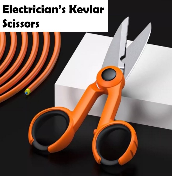 Electrician's Kevlar Scissors