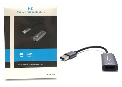 Z29 USB 4K HDMI Audio Video Capture Card