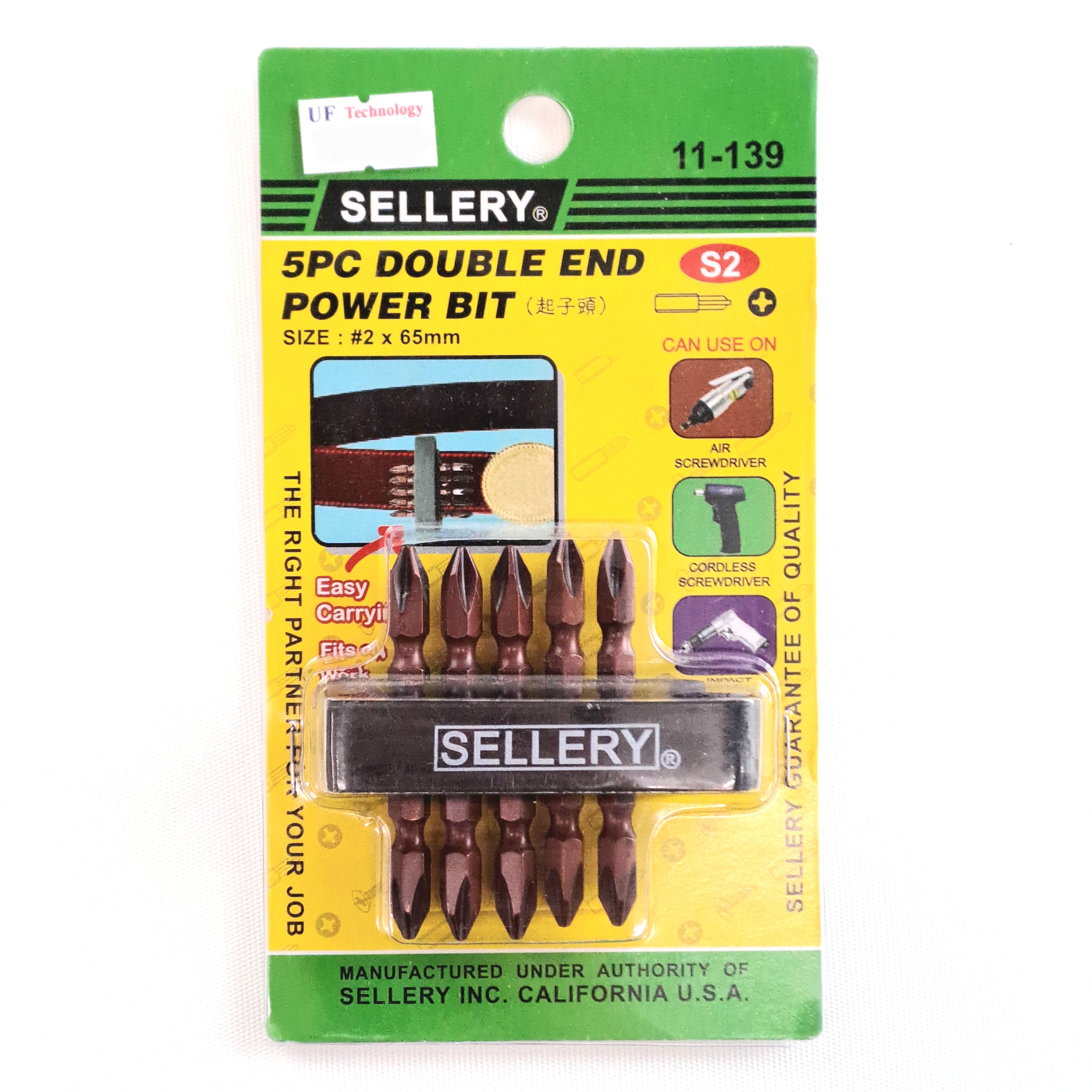 Sellery 11-139 5pc Double-End Power Bit Set