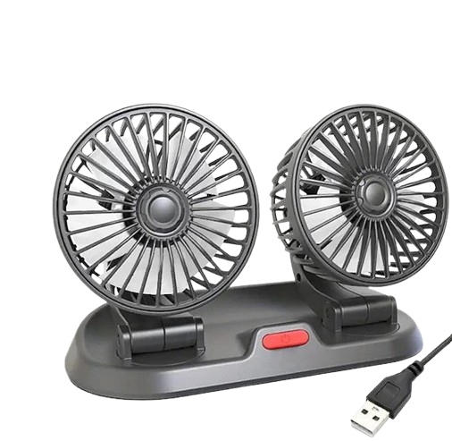 USB Car Dual Head Fan