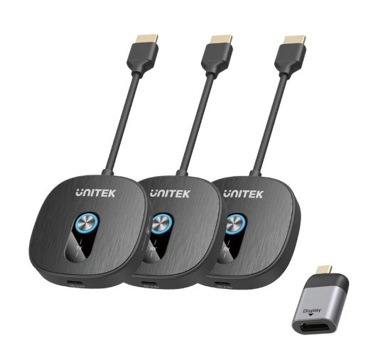 Unitek Wireless 1080p HDMI Transmitter with Dual Receivers