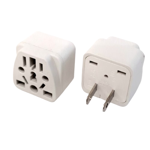 WY-6 2 Flat Pin AC Power Adaptor White (TW, US, JP, CA, PH, TH, CN)