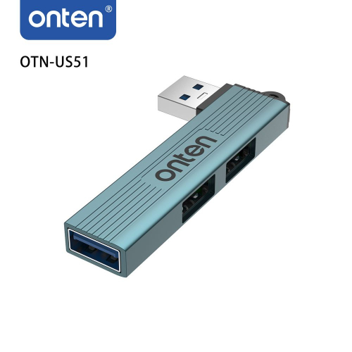 onten USB 3.0 to 3-Port Hub (1xUSB 3.0 + 2xUSB 2.0)