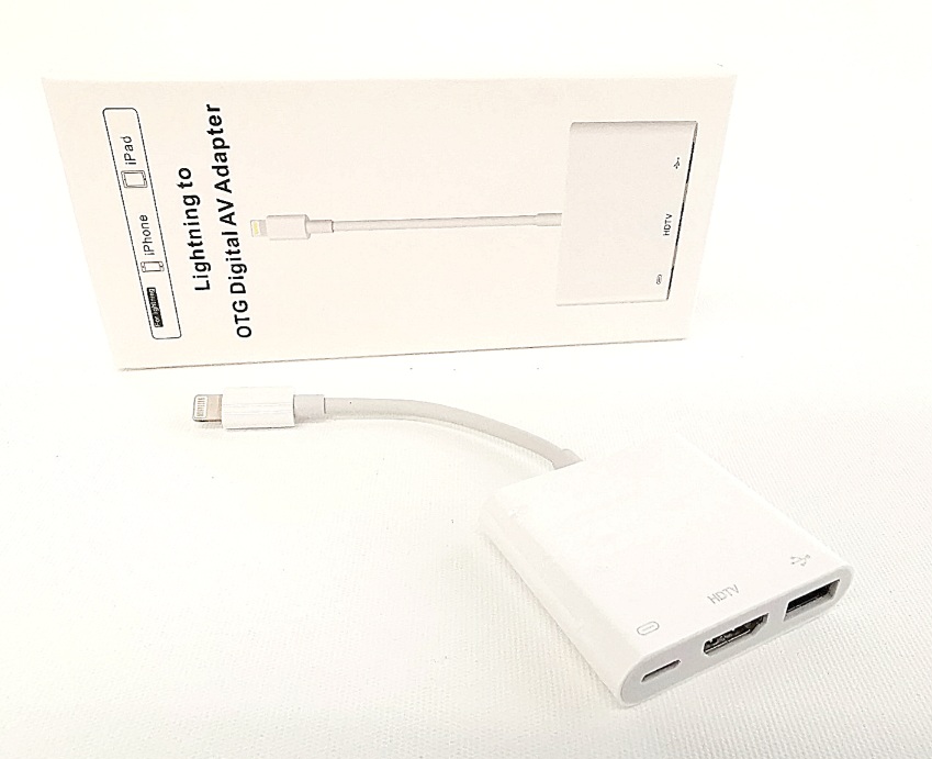 Lightning 3-in-1 OTG (HDMI + Lightning + USB)