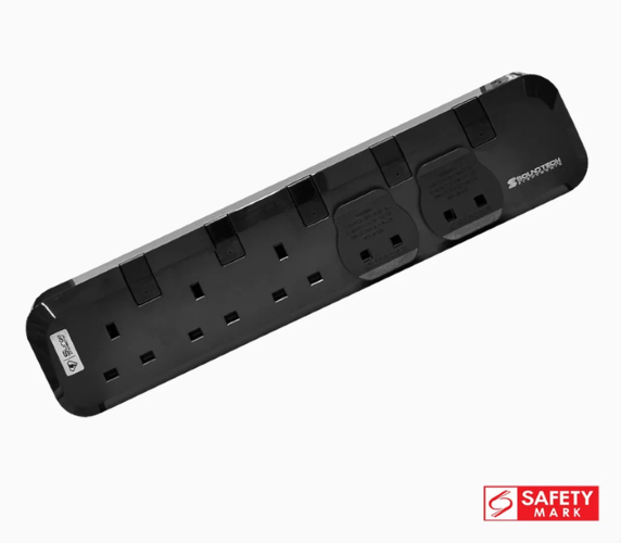 Soundtech 5Way Power Indicator Extension Socket 3M