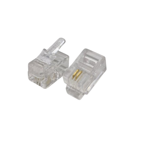 4P2C RJ10 Modular Plug