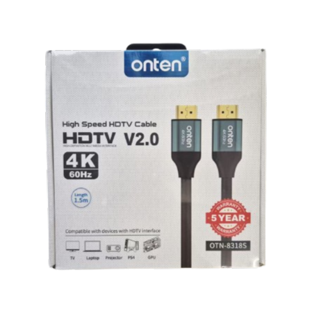 onten 4K60Hz High Speed HDMI V2.0 Cable 1.5m
