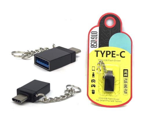 USB3.0 Female to Type-C Male OTG Adaptor Metal