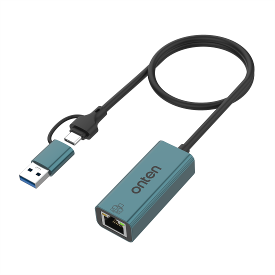 onten Twins USB-A/C to Gigabit Ethernet Adapter