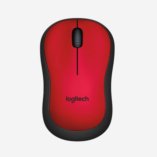 Logitech M221 Slient Wireless Mouse Red