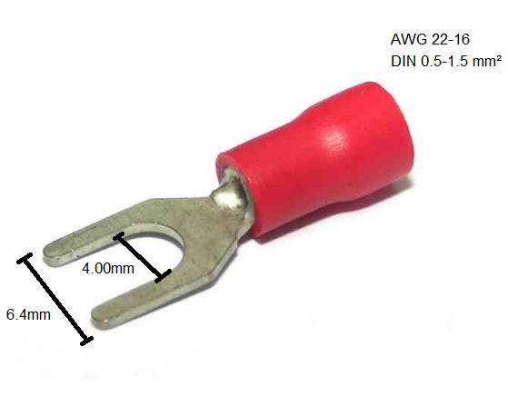 SV1.25-4S Insulated Spade Terminals
