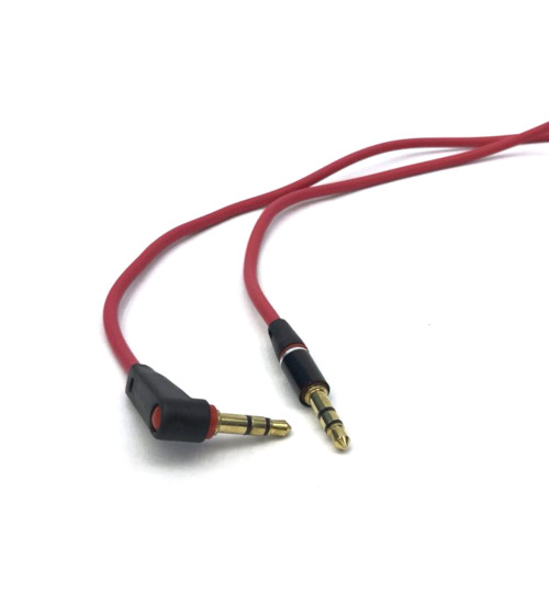 3.5mm R/A Stereo Plug to 3.5mm Straight Plug  Audio Cable
