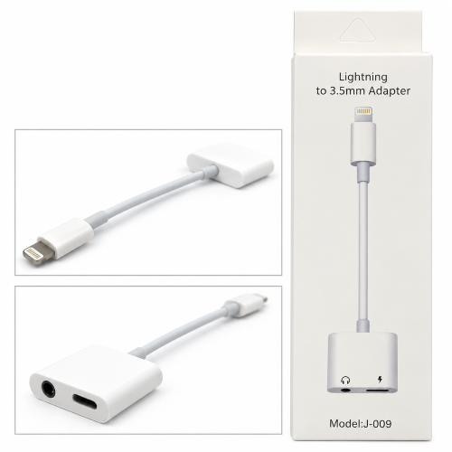 Lightning to Lightning (Charging) + 3.5mm Audio