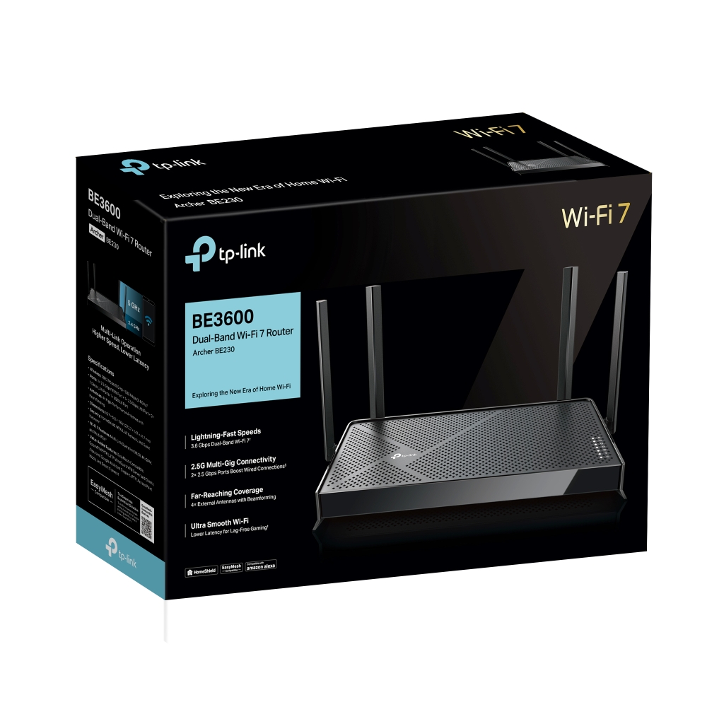 TP Link BE3600 Dual-Band Wi-Fi 7 Router