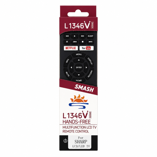 L1346V Universal Remote Control for Sharp TVs