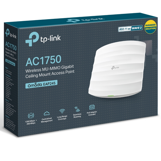 TP Link AC1750 Wireless MU-MIMO Gigabit Ceiling Mount Access Point