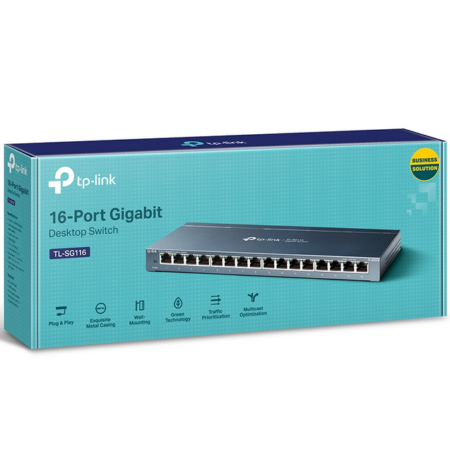 TP Link 16-Port Gigabit Desktop Network Switch