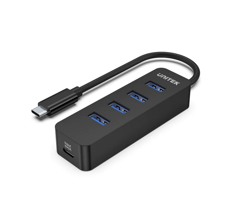 Unitek USB-C to USB3.0 4-Port Hub with USB-C Power Port