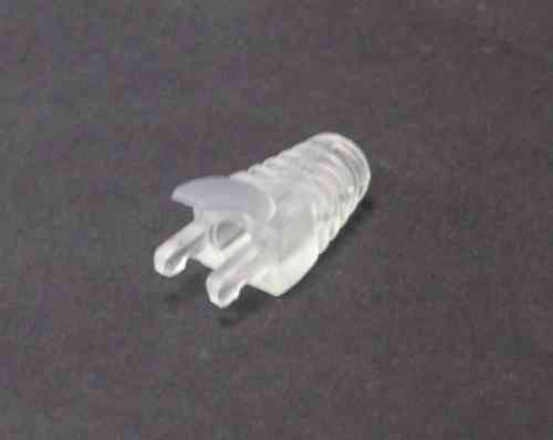 RJ45 Cable Boot Insert Type Transparent with Hook