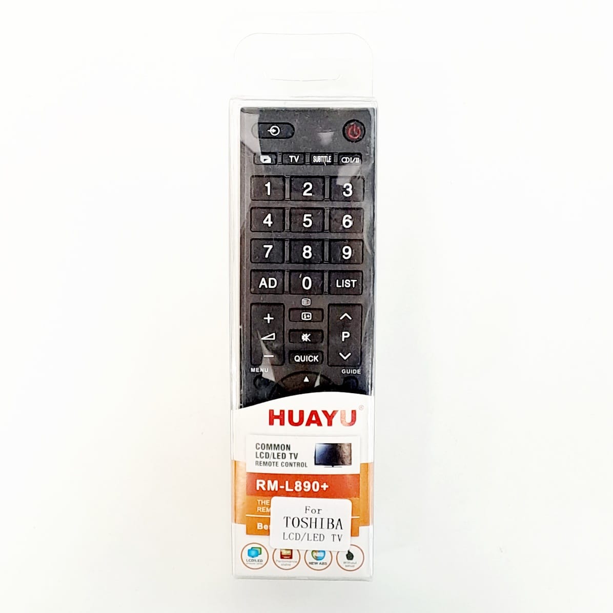 HUAYU Remote Control for Toshiba LCD/LED TV