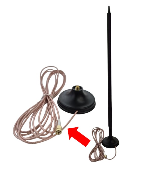 2.4G Antenna 16db with RG316 RP-SMA Male Cable 3m