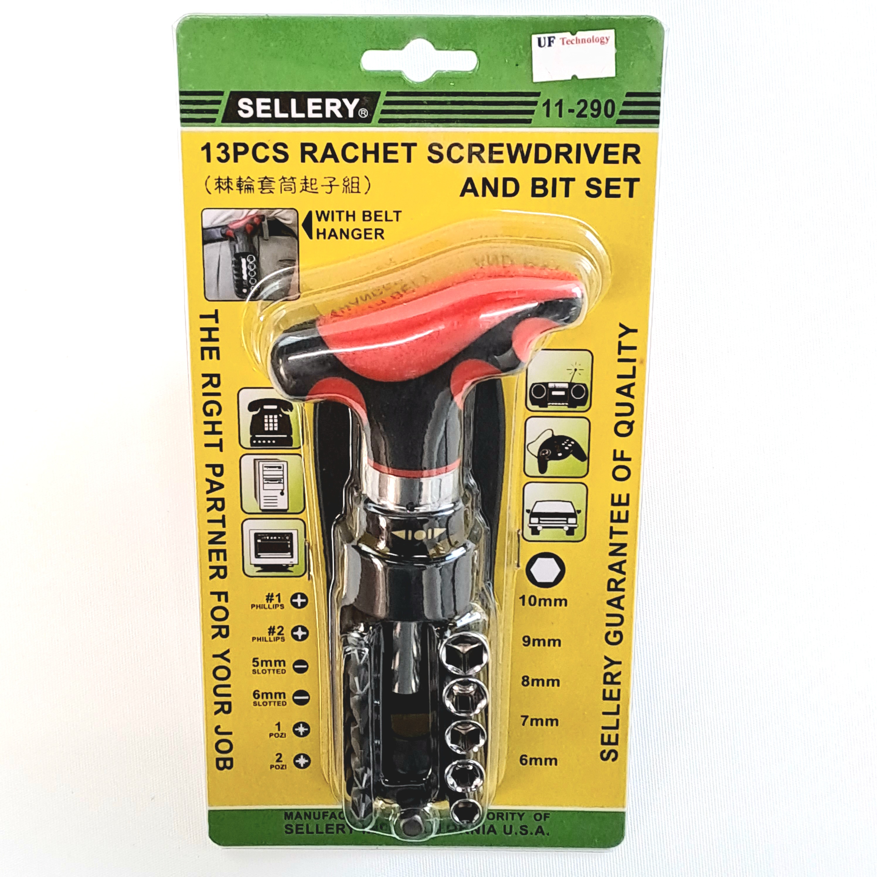 Sellery 11-290 13pc Ratchet Driver Set