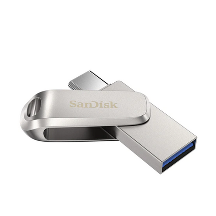 SanDisk Ultra Dual Drive Luxe 512GB, USB3.1/Type C reversible connector