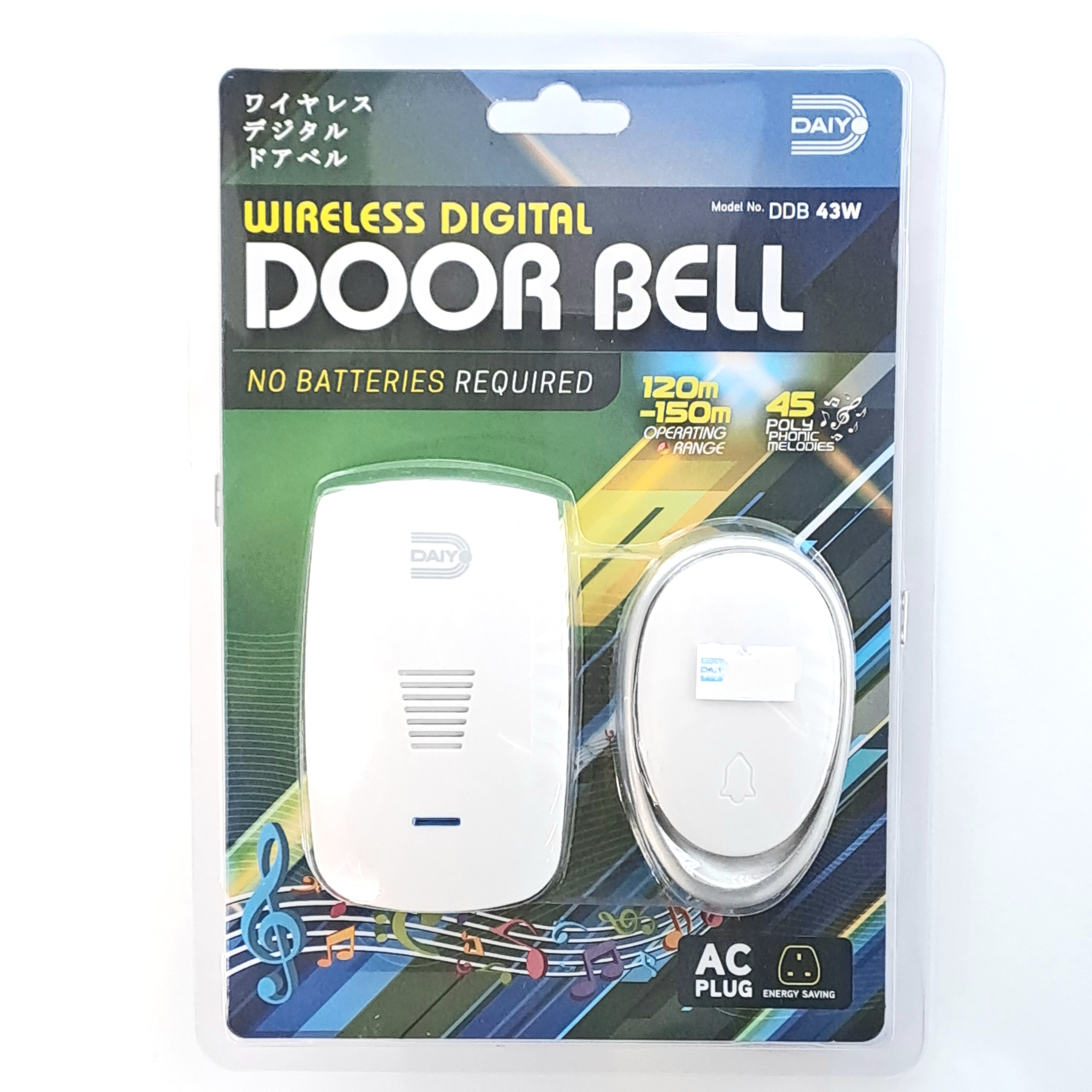 Wireless Door Bell, no battery required