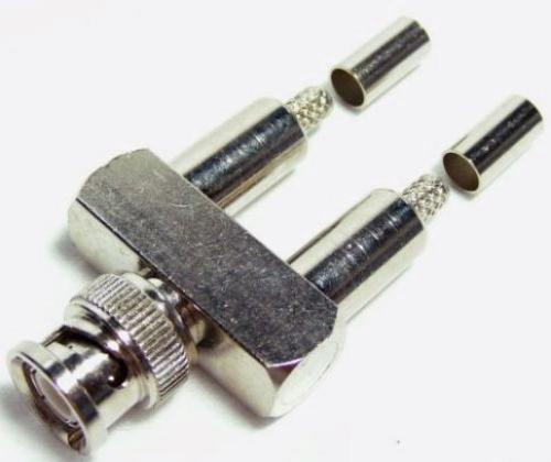 BNC Plug Crimp 'Y' Type