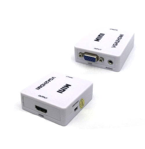 VGA to HDMI Convertor PVC Type White