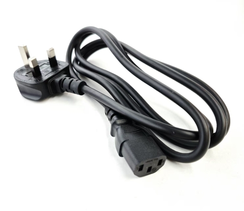 BS1363 UK 3Pin Plug to C13 1.8m with Safety Mark (0.75mm²)