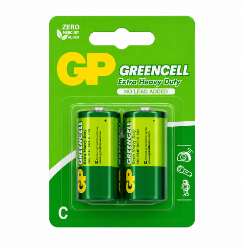 GP C-2’s 1.5V Greencell Battery w/Card