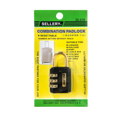 Sellery 22-319 Combination padlock 30mm - 3 Dial