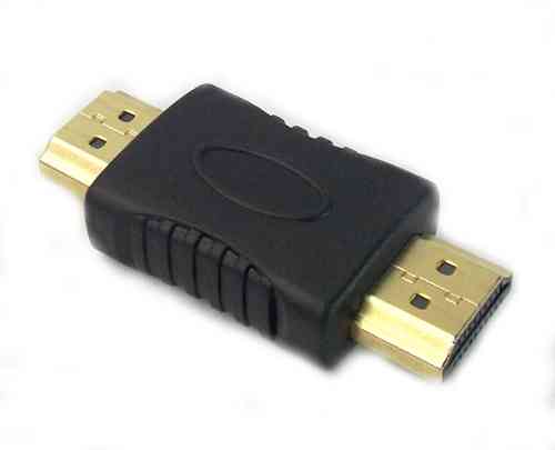 HDMI Double Plug Adaptor Moulded