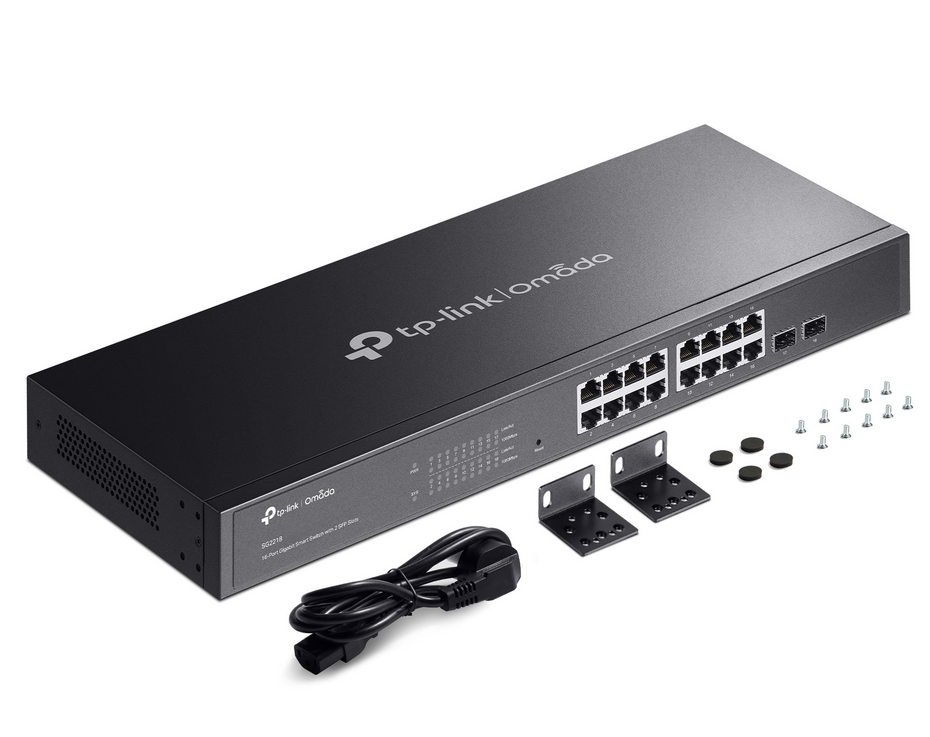 TP Link Omada 16-Port Gigabit Smart Switch with 2 SFP Slots