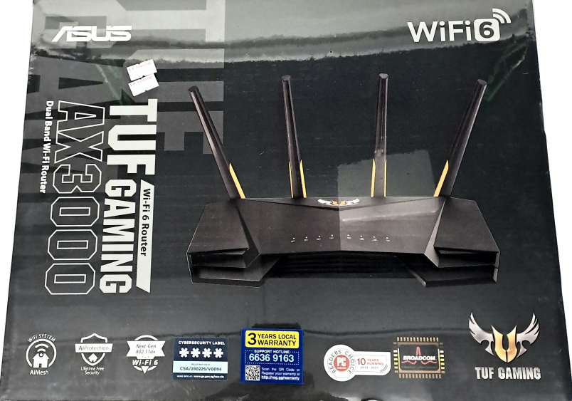 ASUS TUF Gaming AX3000 Dual Band WiFi 6 (802.11ax) Gaming Router