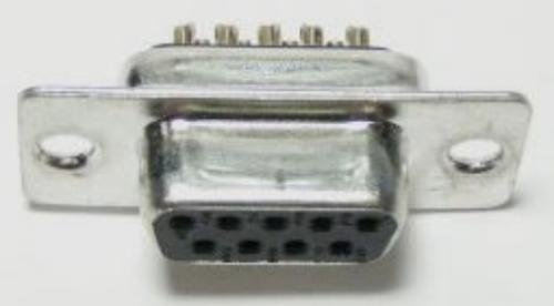 D-Sub Jack Standard Solder Type  9 Pin