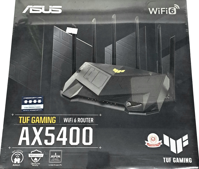 ASUS TUF Gaming AX5400 Dual Band WiFi 6 Gaming Router