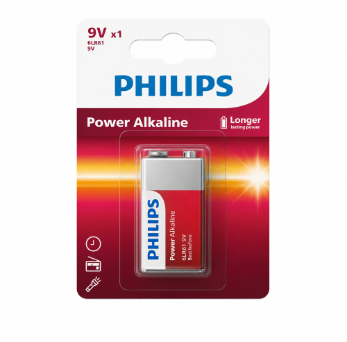 Philips Power 9V Alkaline Battery